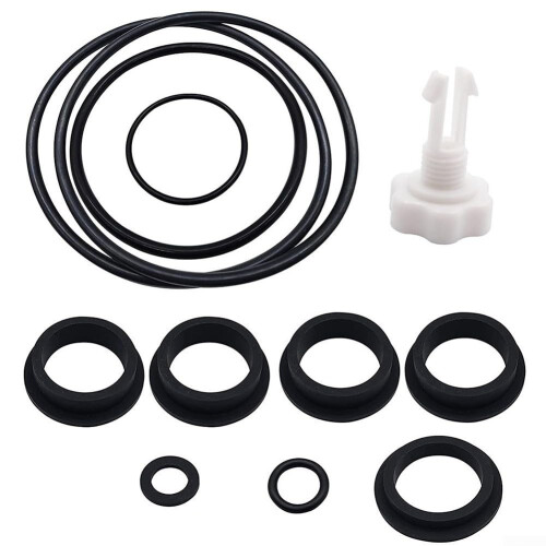 Luftfreisetzungsventil Schwimmbad Entlüftungsventilersatz Set, Pool Vent Valve Replacement, Durable Plastic, Easy Installation