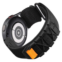 Watch Strap 20mm 22mm Military Nylon Braided Replacement Strap Quick Release for Large Wrist Men Black 22mm