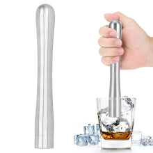Edelstahl Cocktail-Muddler Barware 2,5 cm Silber Küchenwerkzeug