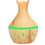 300ml Mini Desktop-Aroma-Luftbefeuchter Hohl-Diffusor Mit Licht Holzmaserung 15