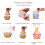 300ml Mini Desktop-Aroma-Luftbefeuchter Hohl-Diffusor Mit Licht Holzmaserung 12