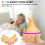 300ml Mini Desktop-Aroma-Luftbefeuchter Hohl-Diffusor Mit Licht Holzmaserung 13