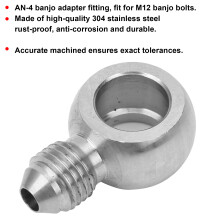 Edelstahl-Adapter AN-4 für M12 Banjo-Bolzen AN-06-5 / 16B