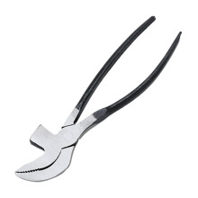 Curved Precision Needle Nose Pliers | Angled Head Hand Tool for Shoe Repair, Crafting, and Hemming