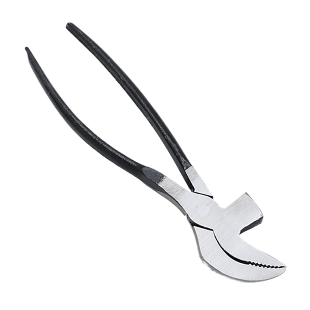Angled Needle Nose Pliers, Cobbler Pliers For Shoe Repair, Durable Multifunctional Curved Pliers With Round Tip For Crafting 6447073303944