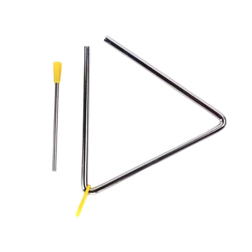 Triangular Percussion Tool 15 cm with Hook for Beginners, Music Education, Musical Instrument for Rhythm Development