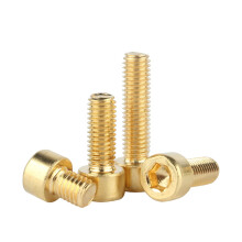 M2 M2.5 M3 M4 M5 M6 M8 M10 DIN912 Brass Hex Socket Screws 20mm M6 5-Pack High-Quality Fasteners