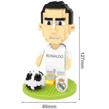 (Ronaldo) Fußball-Fußballspieler Star Mini-Baustein DIY Ziegel Kinder Puzzle Geschenk Spielzeug Ronaldo