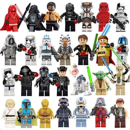 29: Star Wars Bouwstenen Minifiguur Luke Darth Vader