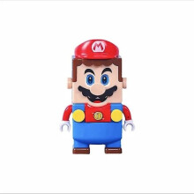 (Super Mario Bros 1)Super Mario Bros Blocker Luigi Bausteine Actionfiguren Montagespielzeug Marke