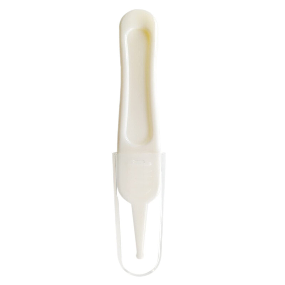 Baby Nose Tweezers Round Clip Tool for Baby Nose Booger Removal and Earwax Cleaning, Safe Plastic Design