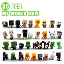 Set de 36 minifiguras de Minecraft, bloques de construcción, figuras de acción, juguete, regalo