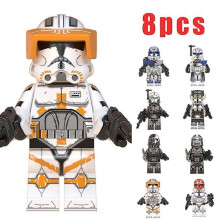 8-Pack Star Wars Minifigures Collectable Mini Building Blocks Toys Gifts [HK]