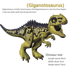 Jurassic Dinosaur World Giganotosaurus Kootut Rakennuspalikat Eläinlelut Figuurit Lapset Joulu