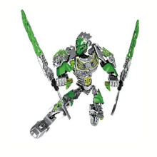 BIONICLE Lewa Djungelvaktare Akida Vattenvarelse Ketar Stenvarelse Actionfigurer Byggklossar