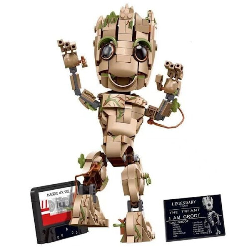 Giocattoli e bambini costruibili in My Name is Groot