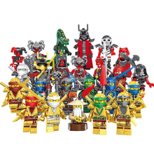 11401 Gold Ninja 24 Kinder Zusammengebautes Bausteinspielzeug