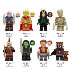 Guardians of the Galaxy 3 Bausteine Puppe 8 Stück