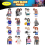 Pack de 16 figuras de acción de Stranger Things, bloques de construcción de 4,5 cm, Jonathan, Nancy 2