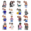 Pack de 16 figuras de acción de Stranger Things, bloques de construcción de 4,5 cm, Jonathan, Nancy 1