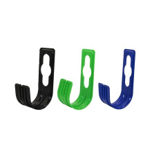 Garden Supplies 1-Piece Plastic Telescopic Hose Storage Hook, Lightweight Wall-Mounted Holder, Black/Blue/Green
