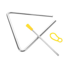 Percussion Instrument Triangle Toy for Kids - Educational Steel Musical Triangle Sound Toy for Music Learning