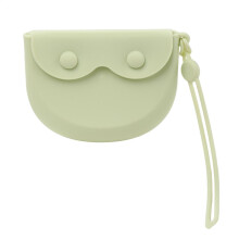 Artificial Teeth Container Portable Storage Bag for Dentures, Aligners & Mouth Guards with Drain Hole, Green Color