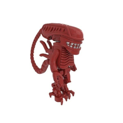 Lot de 8 figurines extraterrestres de la série Predator, jouets de construction à assembler 1