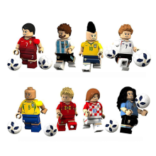 Confezione da 8 minifigure di giocatori di calcio - Giocattoli-PO-