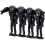 Ensemble de 28 figurines de soldats, généraux et droïdes avec armes, figurines de construction à assembler 2