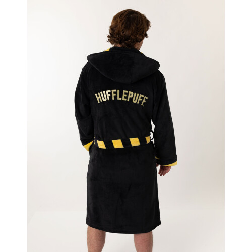 Harry Potter (Large) Harry Potter Hooded Bathrobe (Unisex Black) 1