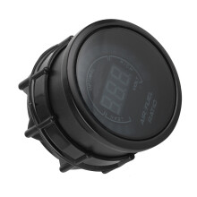 2in 2-in-1 12V Luft-Kraftstoffverhältnis Anzeige Voltmeter Digital LED 52mm Schwarz