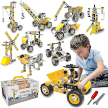 Educatief bouwspeelgoed STEM-leerpakketten, bouwstenen voor kleuters, creatieve set Tech Toys