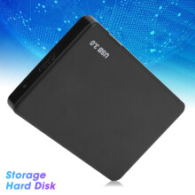 Portabler 2,5 Zoll Externe HDD 80GB USB 3.0 Schwarz für Laptop & Desktop
