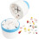 Pill Cutter Splitter with Adjustable Divider and Storage Container, Multifunctional Blue Pill Cutter for Multiple Tablets 4