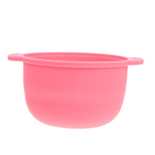 Reliable Silicone Wax Melting Pot for Hair Removal, Pink, Large Capacity, Heat Resistant, Easy to Clean, Salon Use