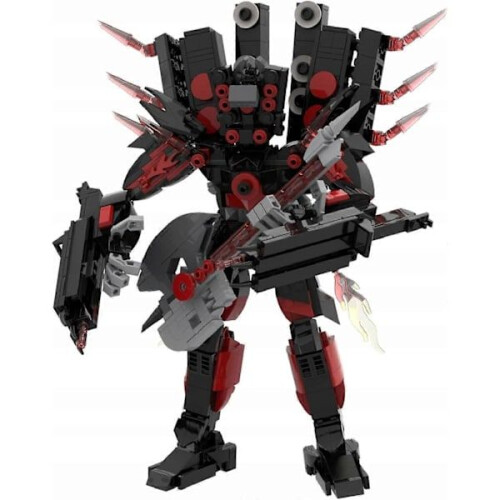 Juego de inodoro Klocki Titan Speakerman Robot de sonido 2