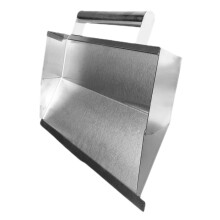 Drywall Trowel Stainless Steel 12-Inch Corner Spatula for Plastering, Finishing, and Repairing Walls and Concrete