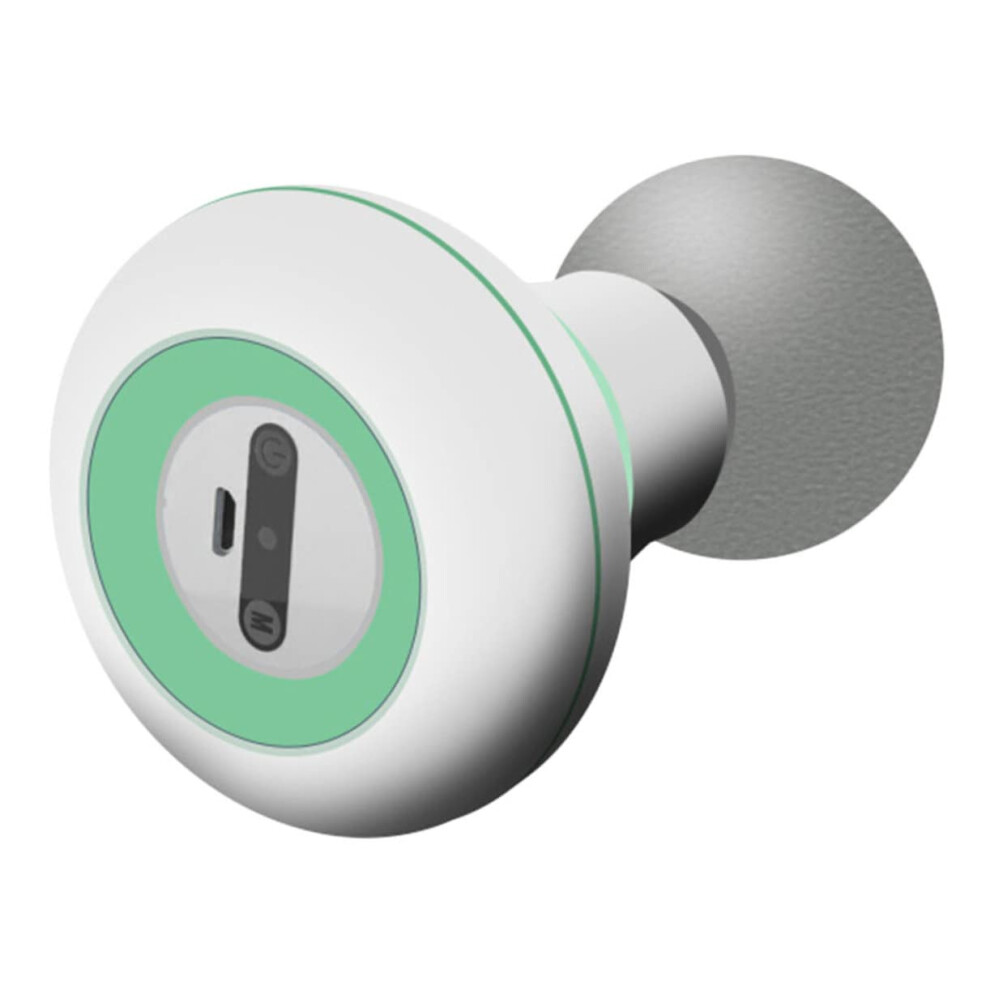Fascia Massage Device Mini Electric Hand Massager Tool 11.5x7.5cm Green Small Handheld Vibration Massager