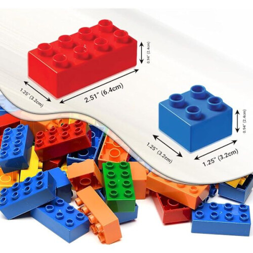 Méga blocs de construction pour enfants, jeu de construction éducatif, ensemble de 150 pièces. 1