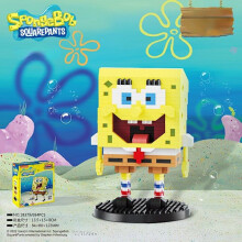 (694 st originalförpackning) Svampbob Fyrkant Mikropartiklar Blockstad Patrick Star Inkward Berlock