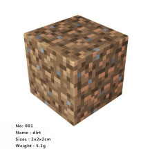 (01 dirt) Laaja valikoima magneettisia Minecraft-kuutioita DIY-rakennuslelusetti 10 kpl 01 dirt