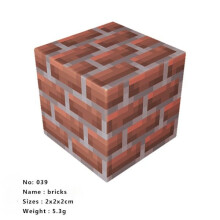 (04 laattaa) Laaja valikoima magneettisia Minecraft-kuutioita DIY-rakennuslelusetti 10 kpl 04 laattaa
