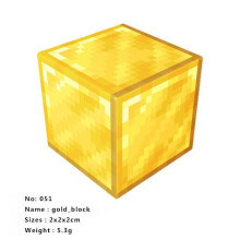 (36 kultaa) Laaja valikoima magneettisia Minecraft-kuutioita DIY-rakennuslelusarja 10 kpl 36 kultaa
