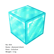 (39 timanttilohkoa) Laaja valikoima magneettilohkoja Minecraft-kuutioita DIY-rakennuslelusetti 10 kpl