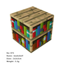 (58 kirjahyllyä) Laaja valikoima magneettisia Minecraft-kuutioita DIY-rakennuslelusetti 10 kpl 58 kirjahyllyä