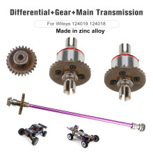 Verschleißfeste Metall-Differentialgetriebe für Wltoys 124019 124018 RC