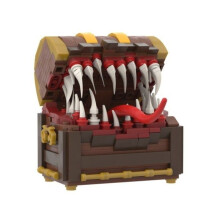Schatz-Imitator-Truhe-Box Spielfiguren Diabloed Final Fantasy Schatztruhe Monster Dragon Quested Spielzeug