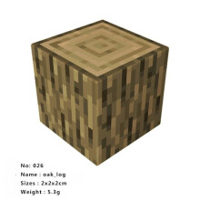 (19 tammea) Laaja valikoima magneettisia Minecraft-kuutioita DIY-rakennuslelusarja 10 kpl 19 tammea