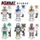 Clone Commandos Delta Squad Assortment 13 Building Blocks Toys 1
